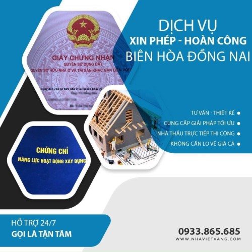 Dịch vụ xin giấy phép xây dựng Biên Hòa