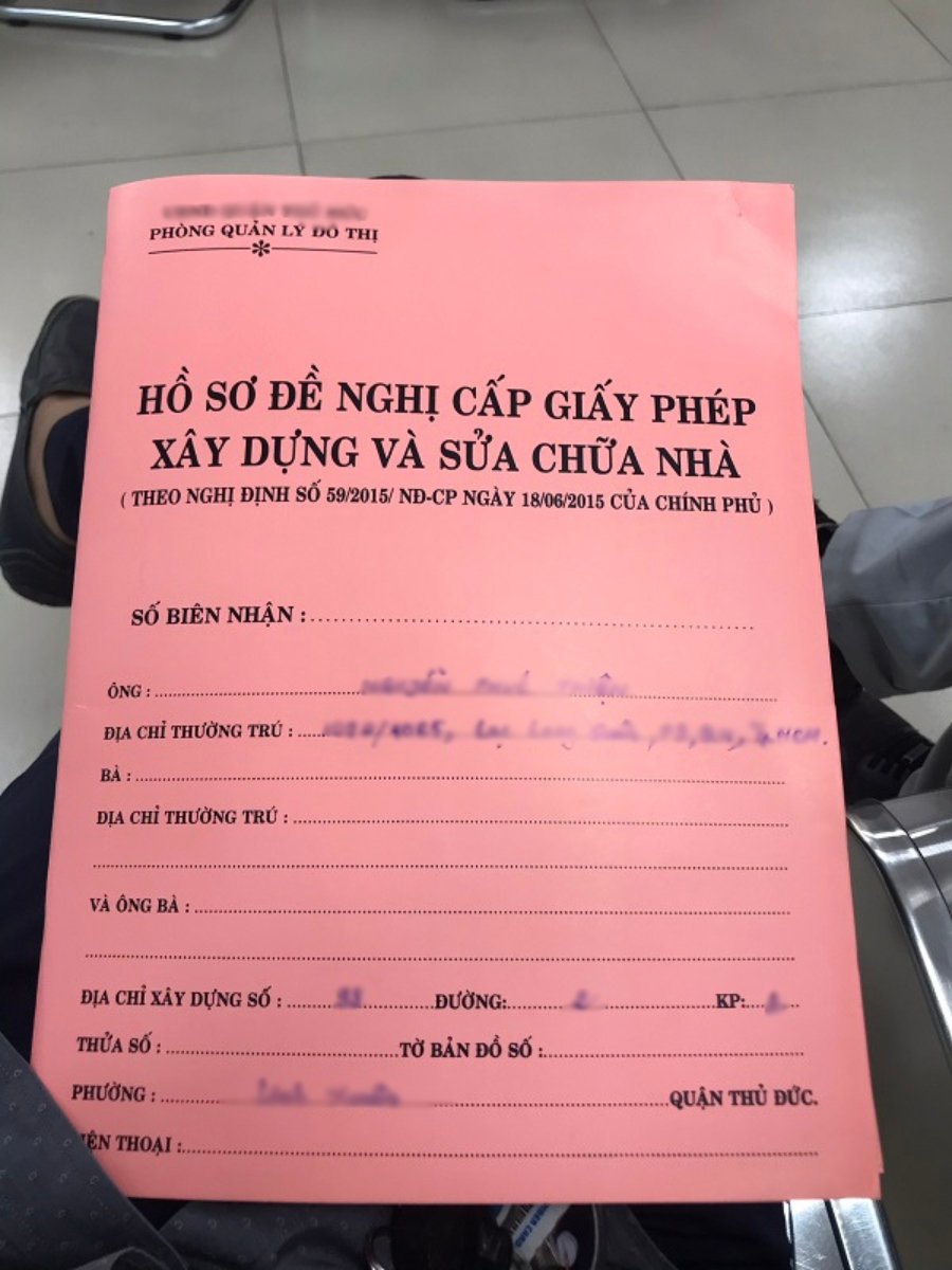 Giấy phép xây dựng sửa chữa, cải tạo
