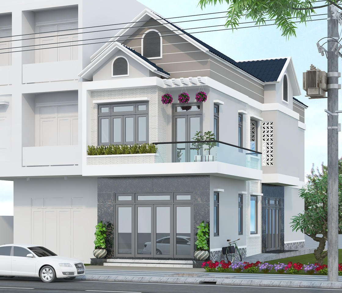 Thiết kế nhà phố chị Hồng Biên Hòa