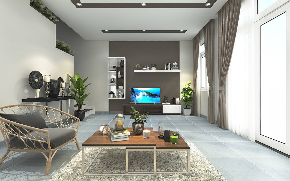 Tận dụng kết cấu cũ của căn hộ