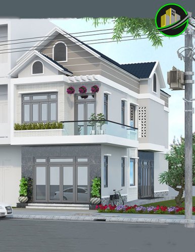 Thiết kế nhà phố chị Hồng - Biên Hòa